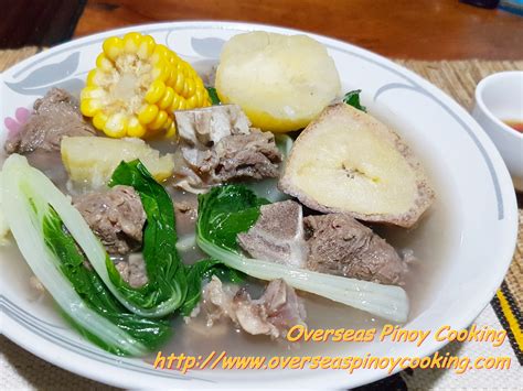 HOW TO COOK NILAGANG BUNTOT NG BAKA .